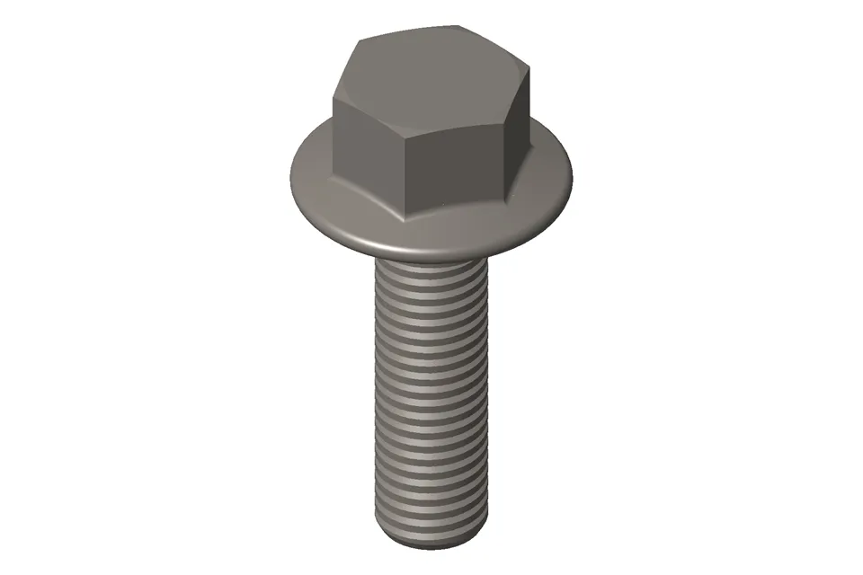 Parafuso de cabeça de flange hexagonal de peças de motor Cummins 3903112