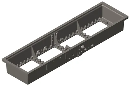 CUMMINS QSK 60 5541965 Adaptador de óleo original Peças diesel