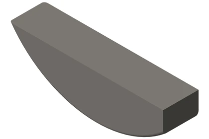 Peças originais do motor diesel para Cummins Woodruff Offset Key 206904